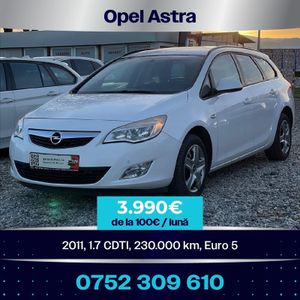 Opel Astra J [2009 - 2018] 1.7 CDTI DPF Selection 2012