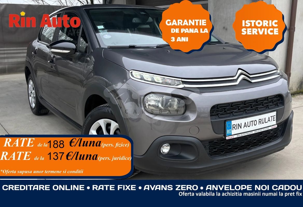Citroën C3 III [2016 - Prezent] Pure Tech 82 FEEL 2019