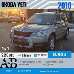 Skoda Yeti 2.0 TDI 4x4 Experience 2010