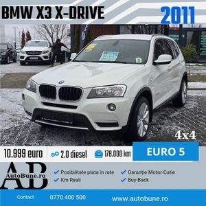 BMW X3 xDrive20d Blue Performance 2011