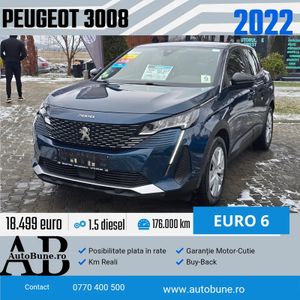 Peugeot 3008 BlueHDi 130 Stop & Start EAT8 Active Pack 2022