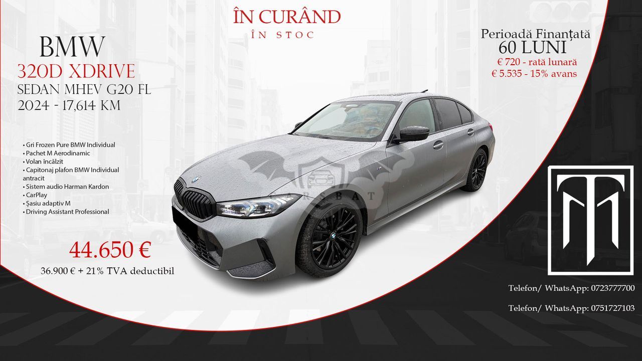 BMW 3 Series G20/G21 [2018 - Prezent] 320d xDrive AT M Sport 2024