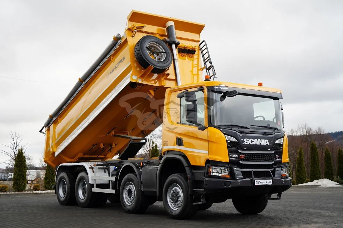Scania 450 xt / 8x6 / basculator spate / opticruise / anvelope 100% / euro 6 2020