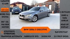 BMW 5 Series F10/F11/F07 [2010 - 2017] 520d Aut. 2015