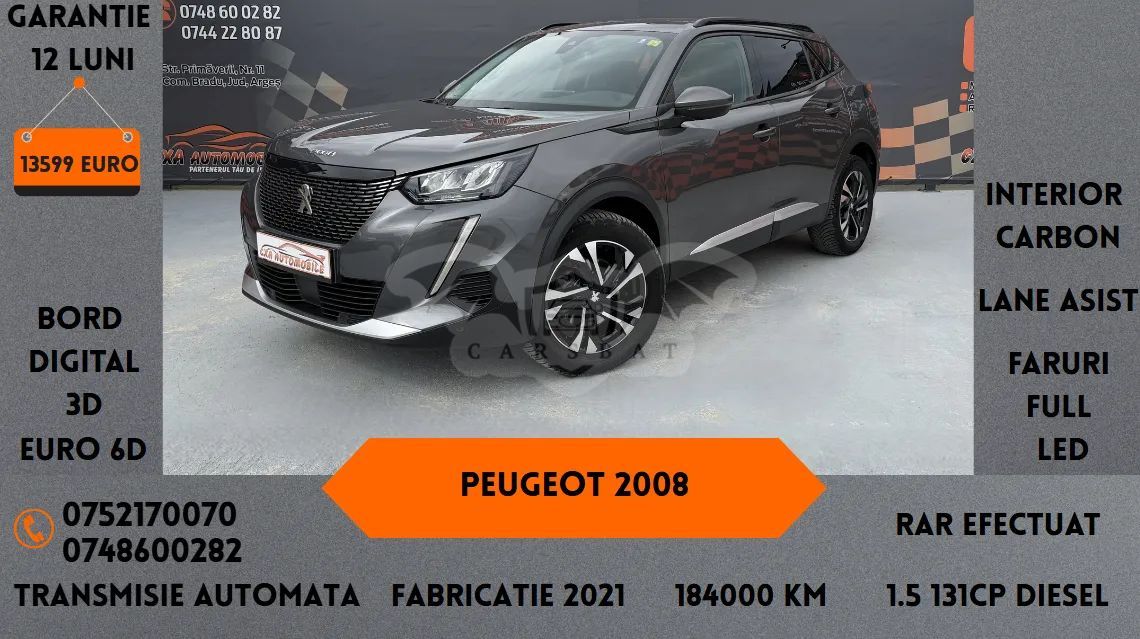 Peugeot 2008 II [2019 - Prezent] BlueHDi 130 EAT8 Allure 2021