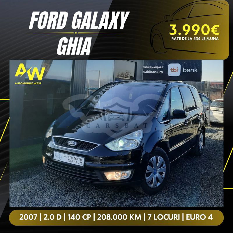 Ford Galaxy II [2006 - 2014] 2.0 TDCi Ghia 2007