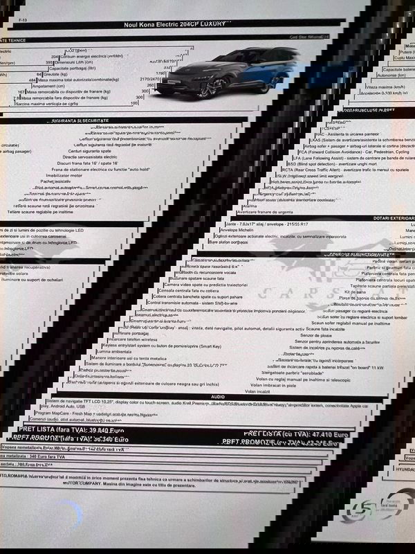 Hyundai Kona Electric 204CP Luxury 2021