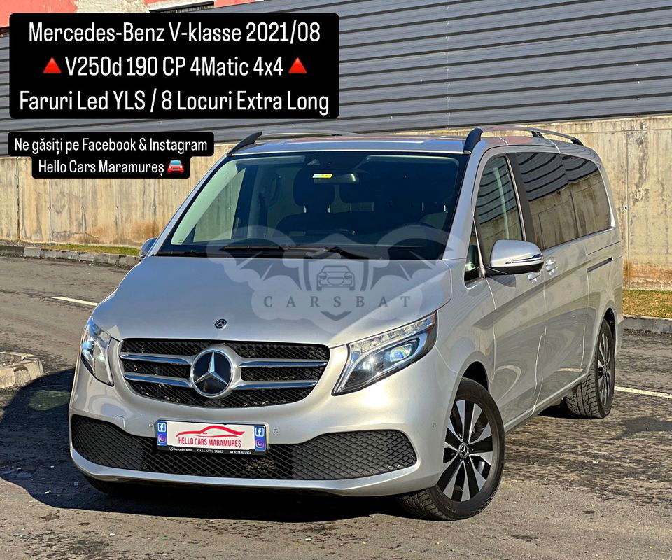 Mercedes-Benz V 250 d Combi Compact 190 CP RWD 9AT Style 2021