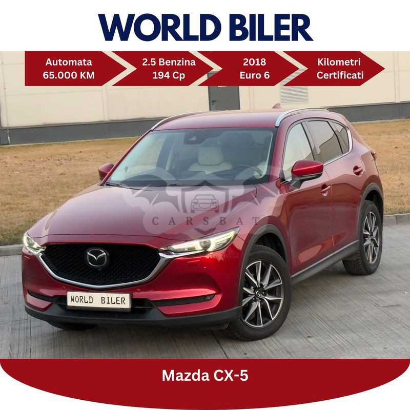 Mazda CX-5 II [2017 - Prezent] e-SKYACTIV-G 194 Aut. Exclusive-Line 2018
