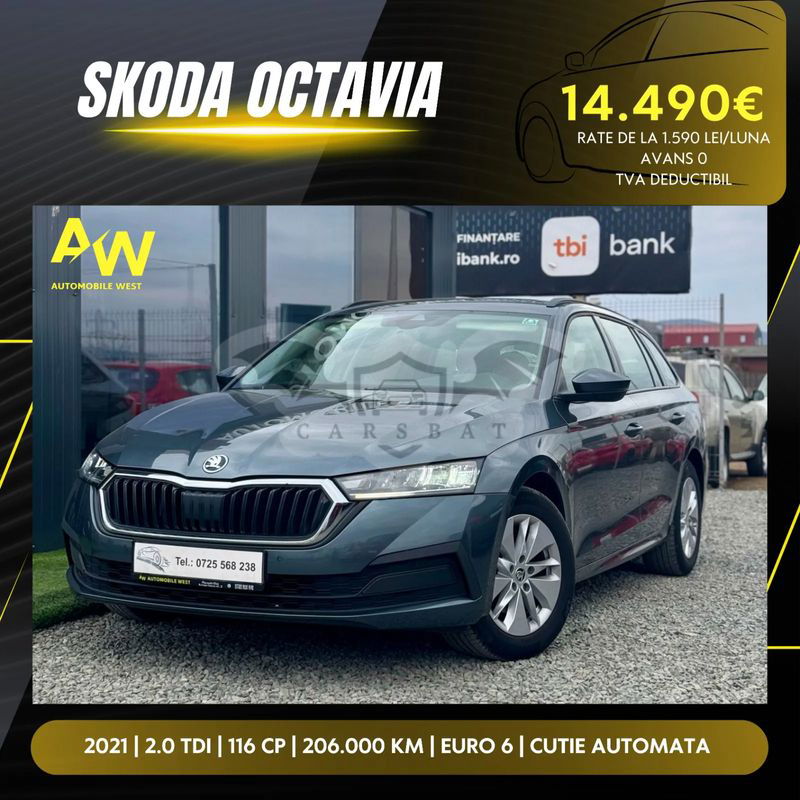 Skoda Octavia IV [2019 - Prezent] Combi 2.0 TDI DSG Style 2021
