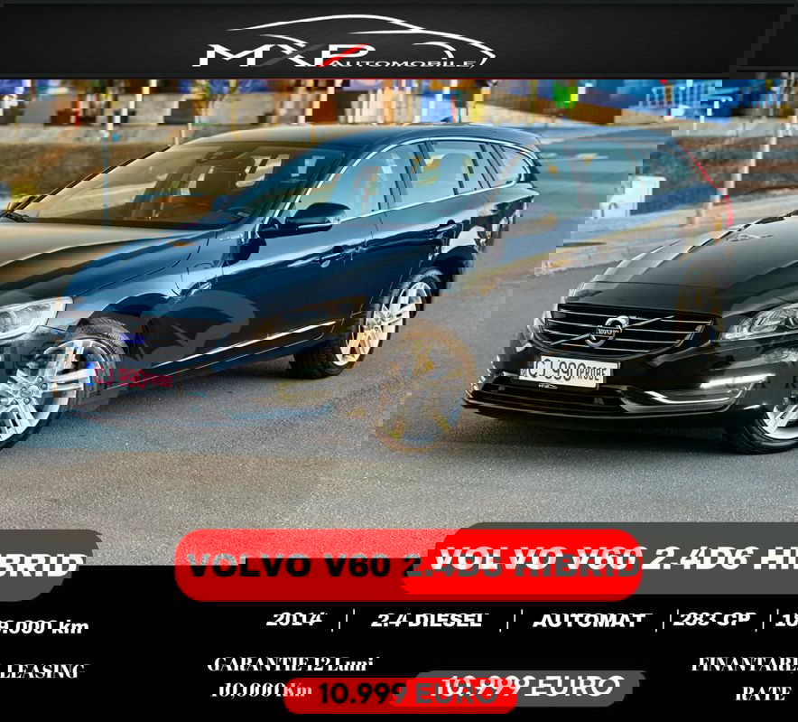 Volvo V60 I [2010 - 2018] D6 Plug-In-Hybrid AWD Geartronic Summum 2014