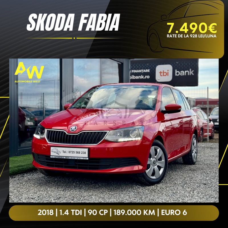 Skoda Fabia III [2014 - 2021] Combi 1.4 TDI Ambition 2018