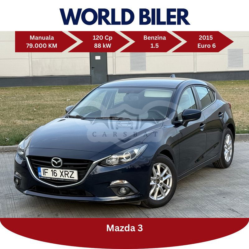 Mazda 3 III [2014 - 2018] SKYACTIV-G 100 Prime-Line 2015