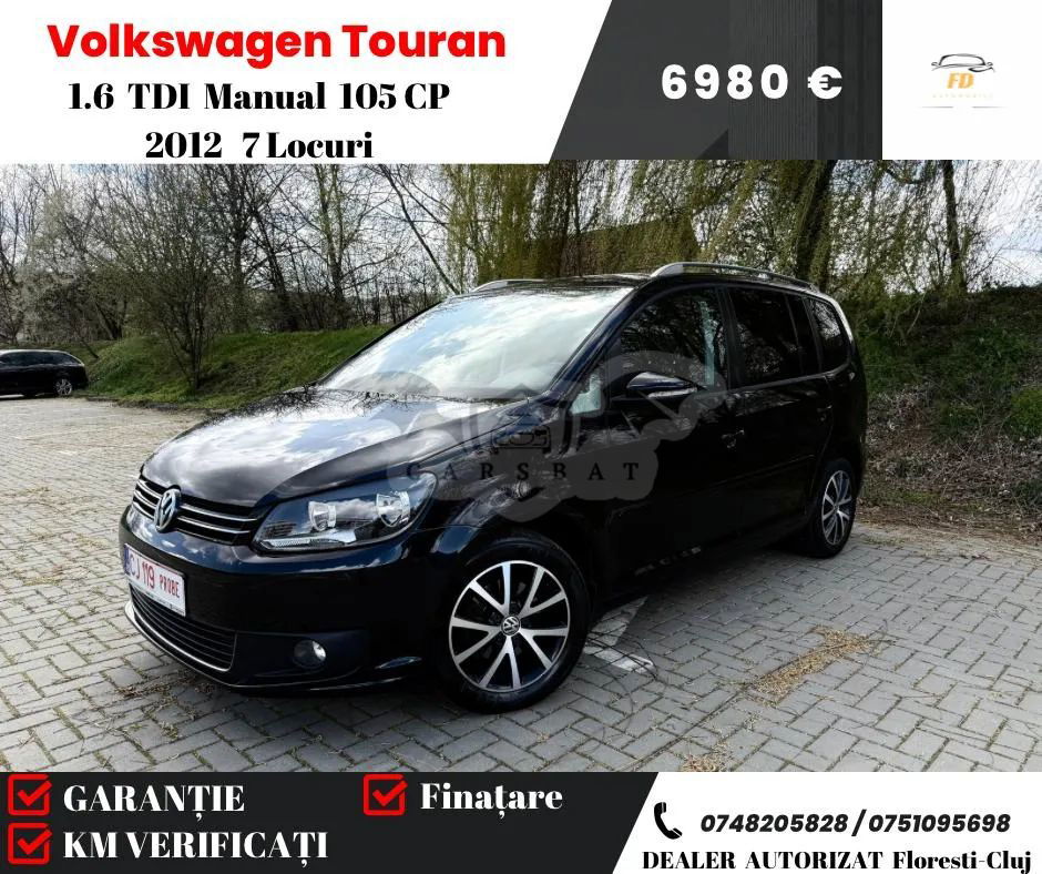 Volkswagen Touran I [2003 - 2015] 1.6 TDI BlueMotion Technology Comfortline 2012