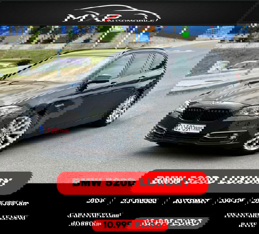 BMW 5 Series F10/F11/F07 [2010 - 2017] 520d Touring Aut. Luxury Line 2014