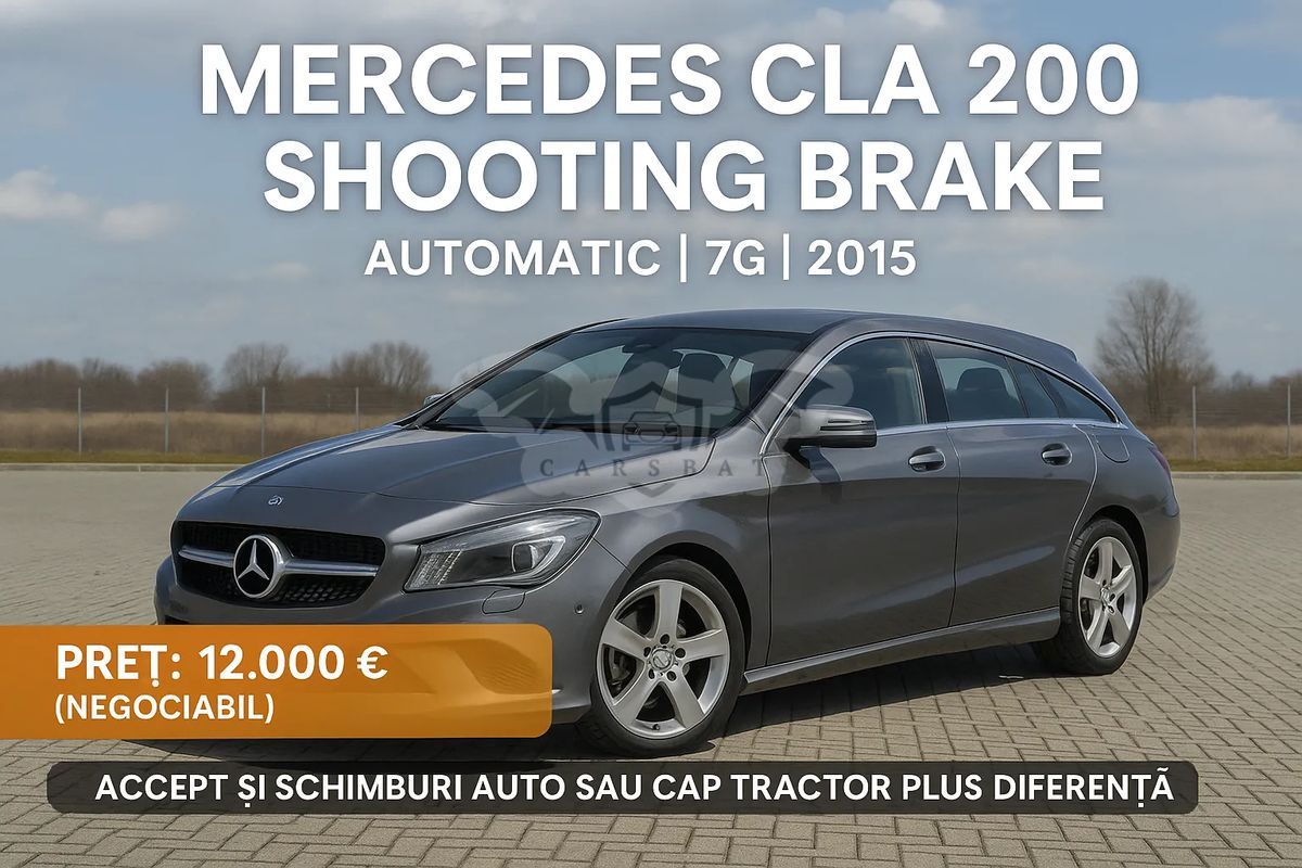 Mercedes-Benz CLA Shooting Brake 200 (CDI) d 7G-DCT 2015