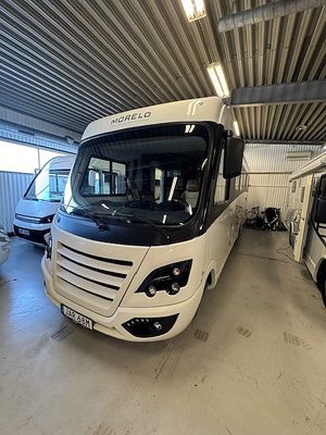 Morelo home 83 mx 3,0 aut 2 x ac , 2 färgad skinnklädsel. 2014