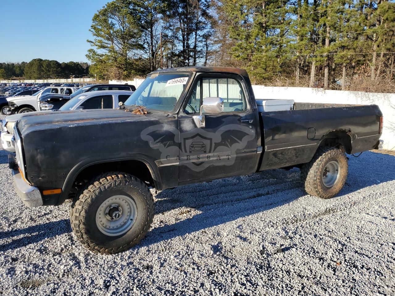 Dodge W-series 5.2L 8 1991