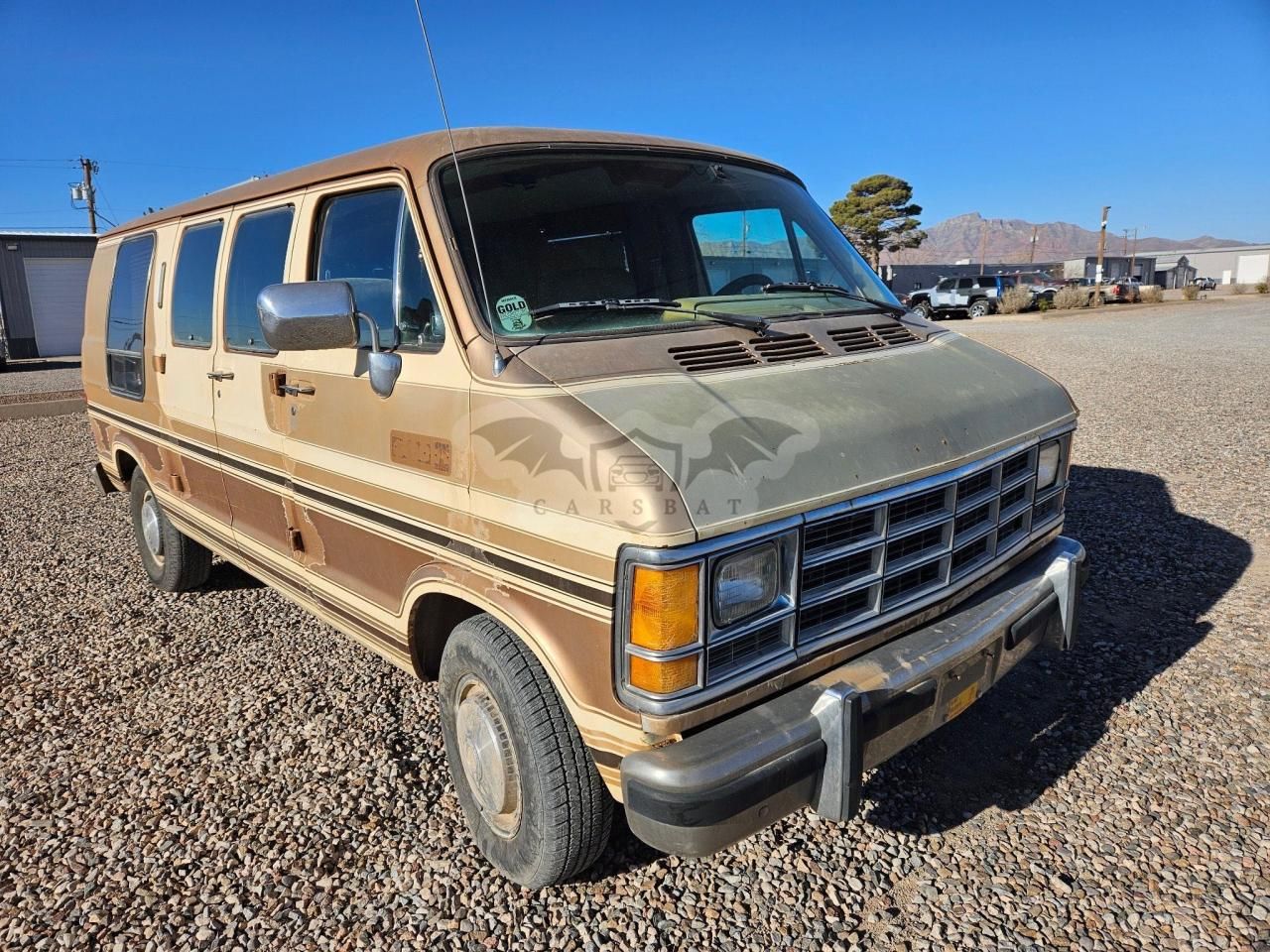 Dodge B-series B250 5.9L 8 1987