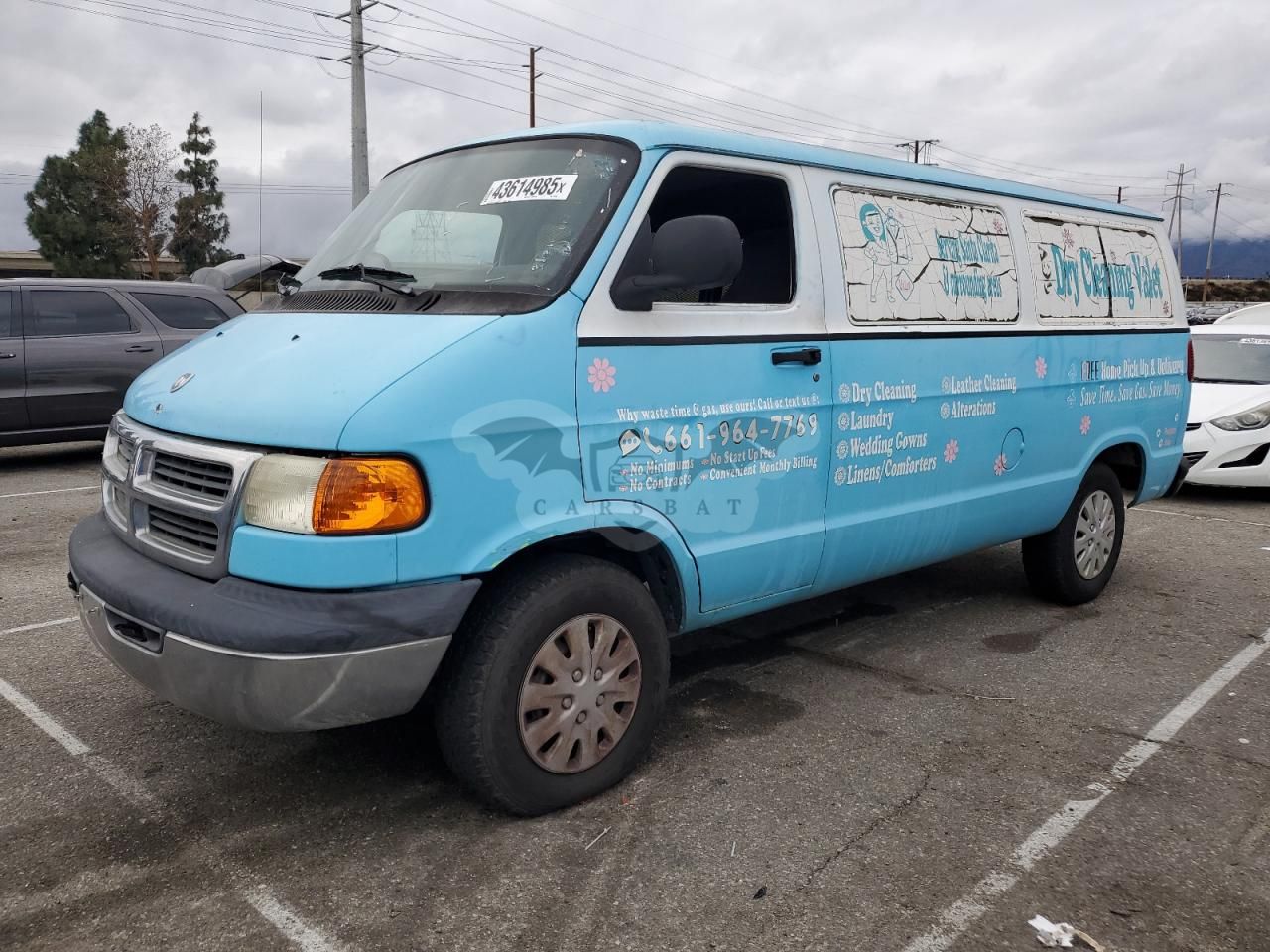 Dodge B-series B2500 5.2L 8 2001