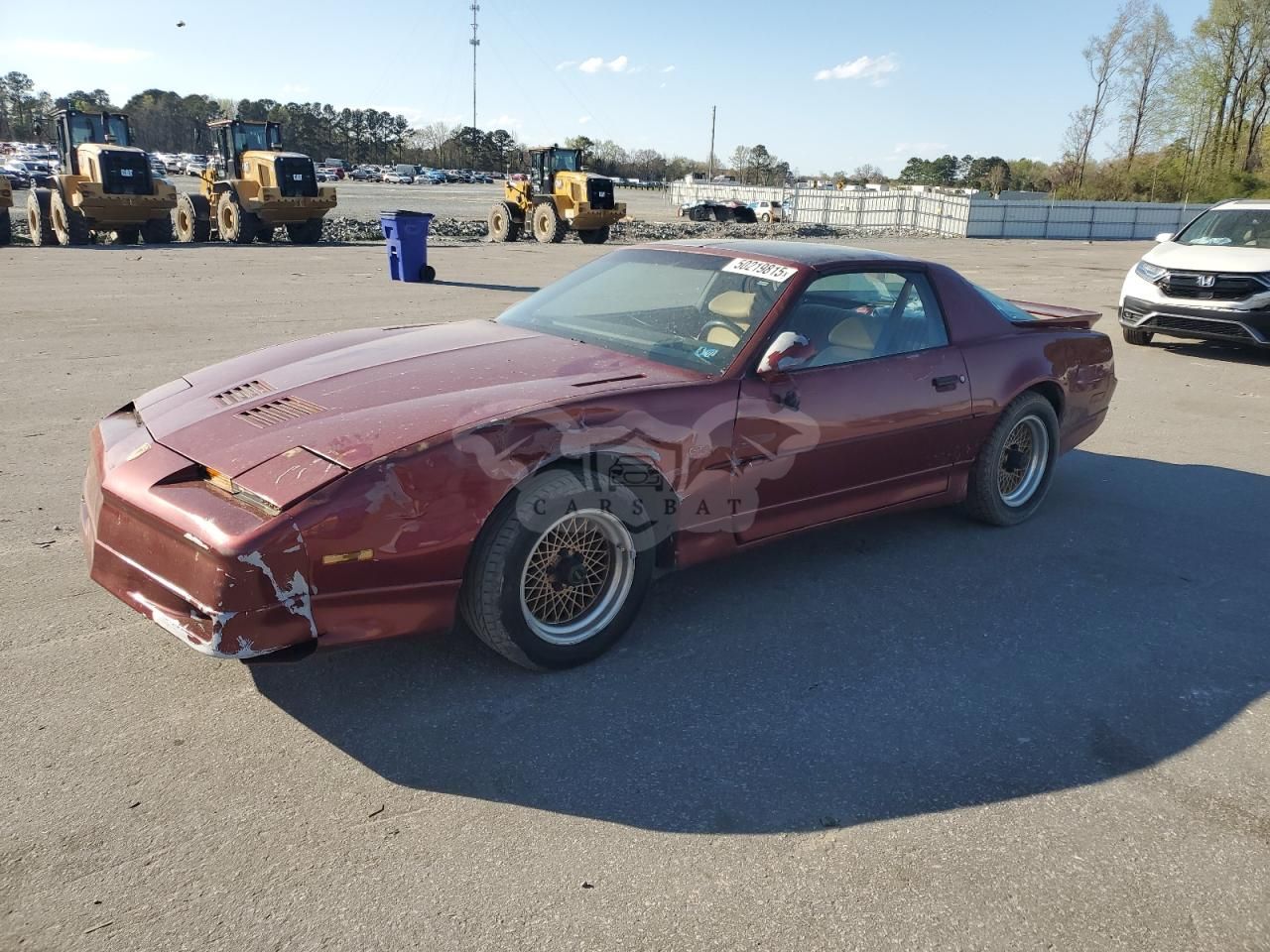 Pontiac Firebird TRANS AM 5.7L 8 1989