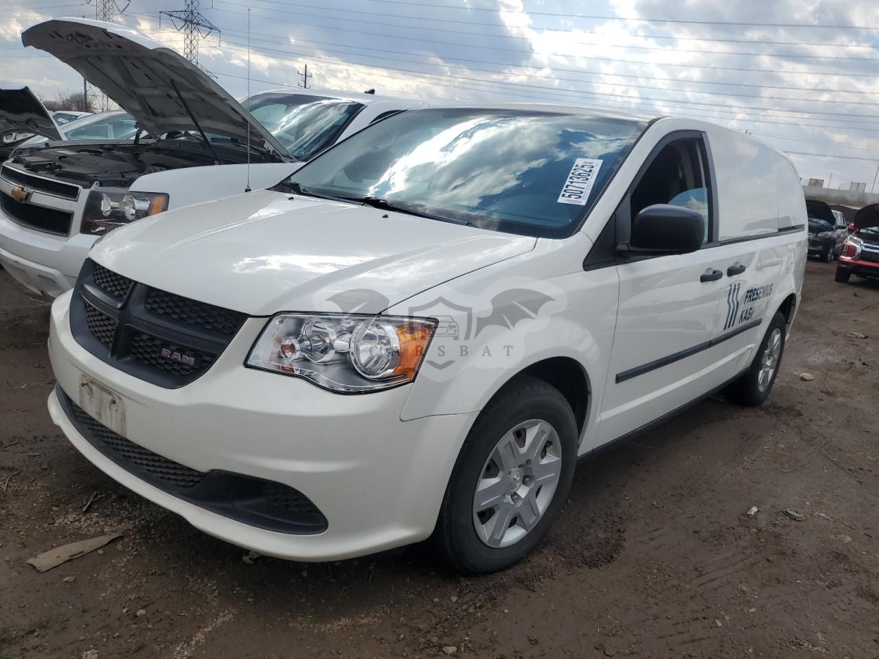 Dodge B-series 3.6L 6 2012