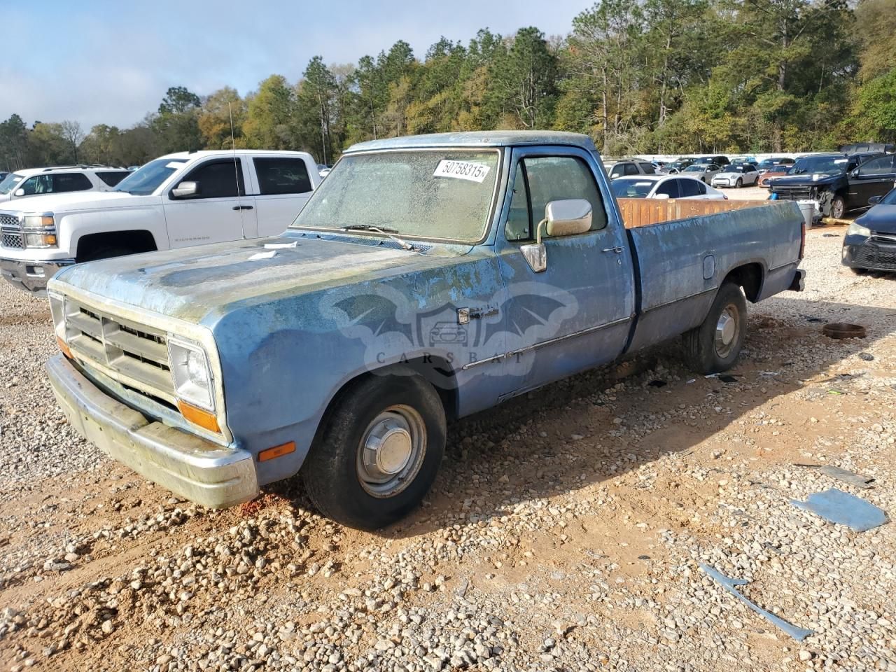 Dodge D-series D150 5.2L 8 1990