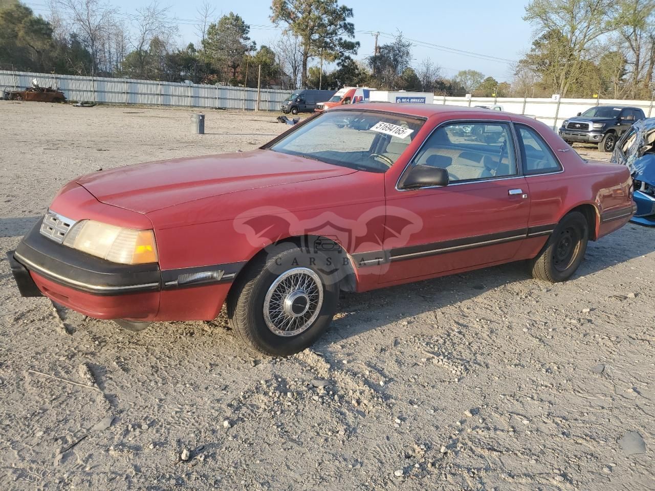 Ford Thunderbird 3.8L 6 1988
