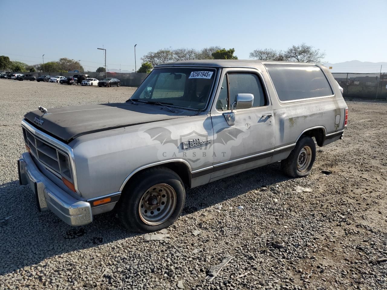 Dodge Ramcharger AW-100 5.2L 8 1983