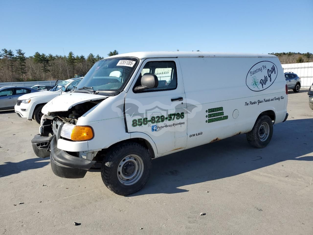 Dodge B-series B1500 3.9L 6 2000