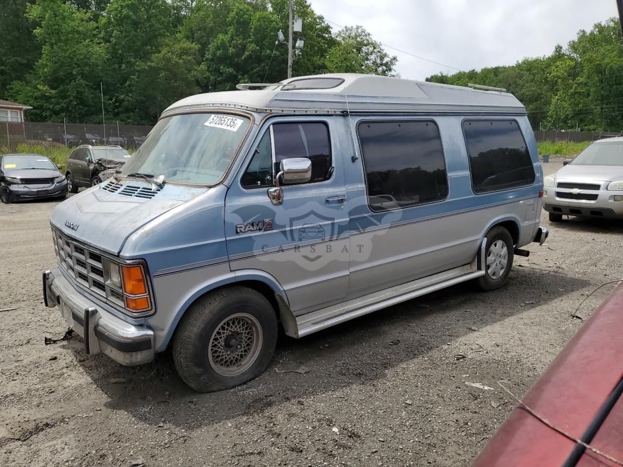 Dodge B-series B250 5.2L 8 1988
