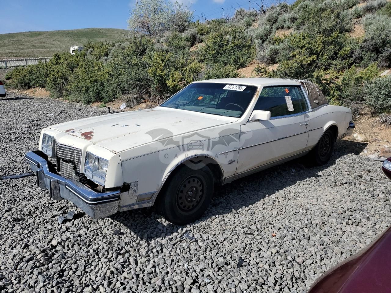 Buick Riviera 5.0L 8 1984