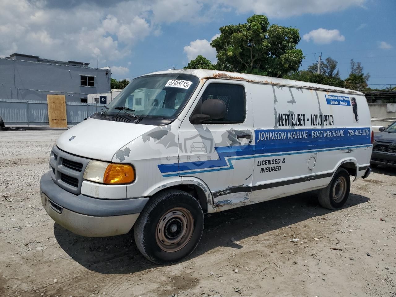 Dodge B-series B2500 5.2L 8 1999