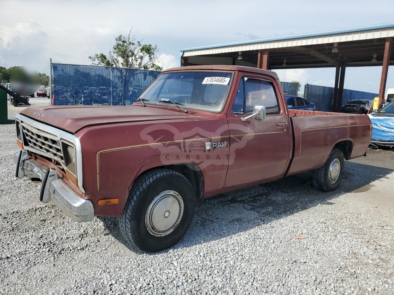 Dodge D-series D100 5.2L 8 1985
