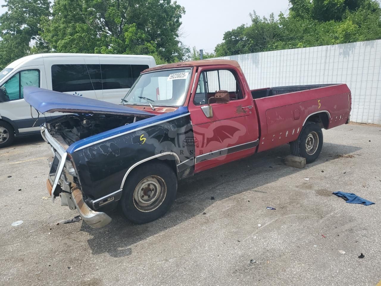 Dodge D-series D100 5.2L 8 1989