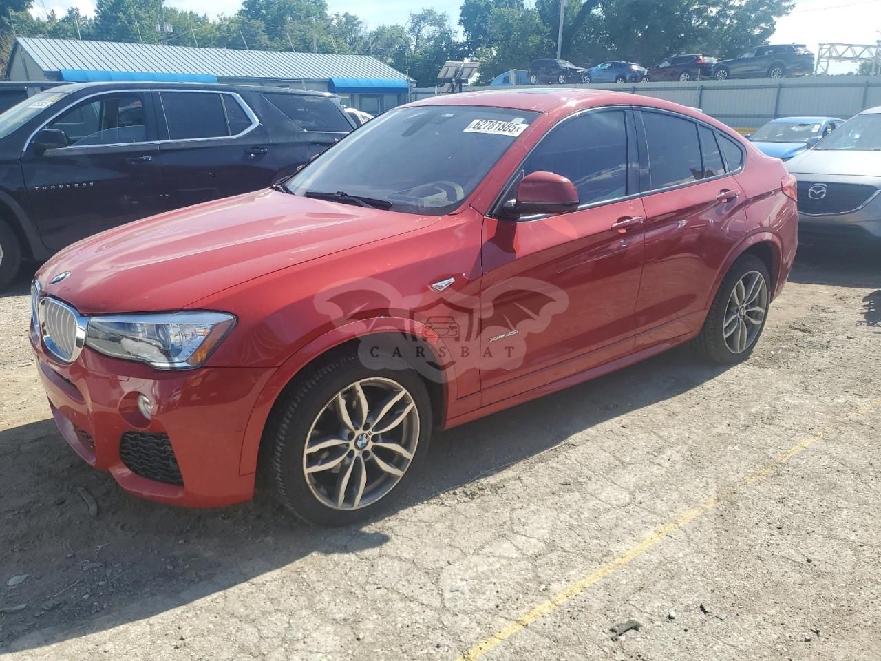 BMW X4 XDRIVE35I 3.0L 6 2015