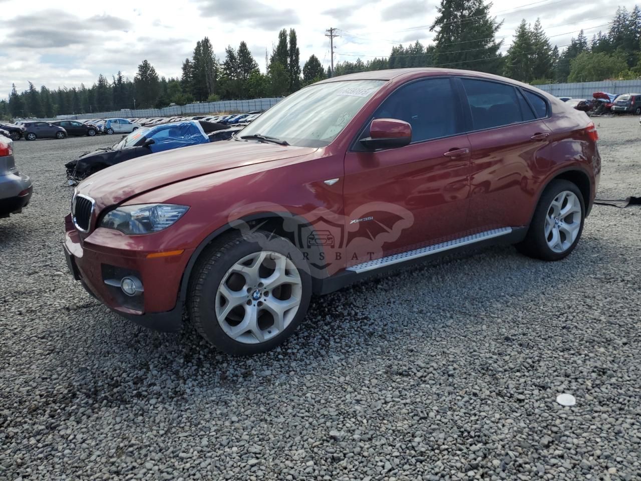 BMW X6 XDRIVE35I 3.0L 6 2012