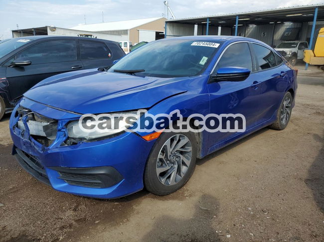 Honda Civic EX 2.0L  4 2018