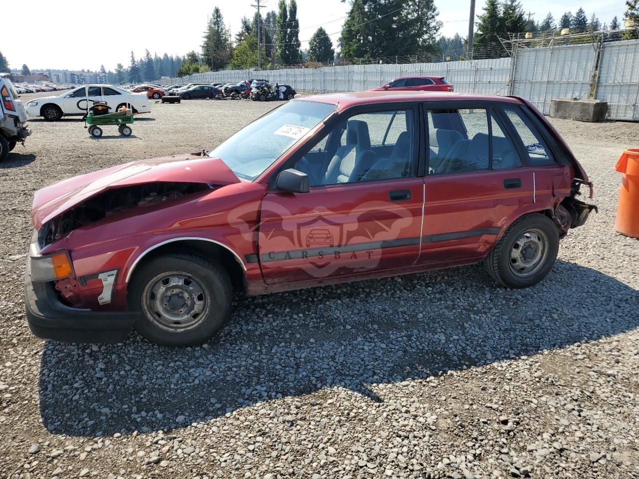 Toyota Tercel DELUXE 1.5L 4 1989