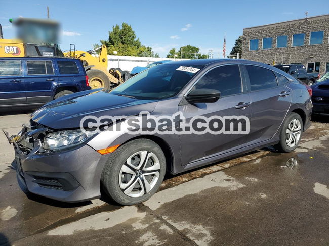 Honda Civic LX 2.0L  4 2018