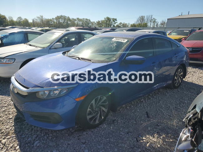 Honda Civic EX 2.0L  4 2018