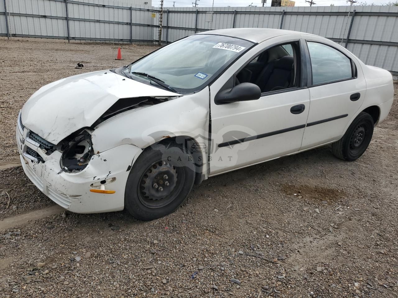 Dodge Neon SE 2.0L 4 2003