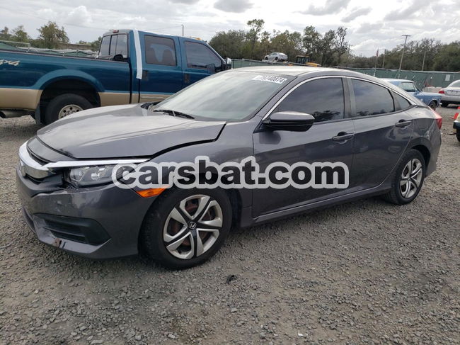 Honda Civic LX 2.0L  4 2018