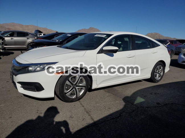 Honda Civic LX 2.0L  4 2018