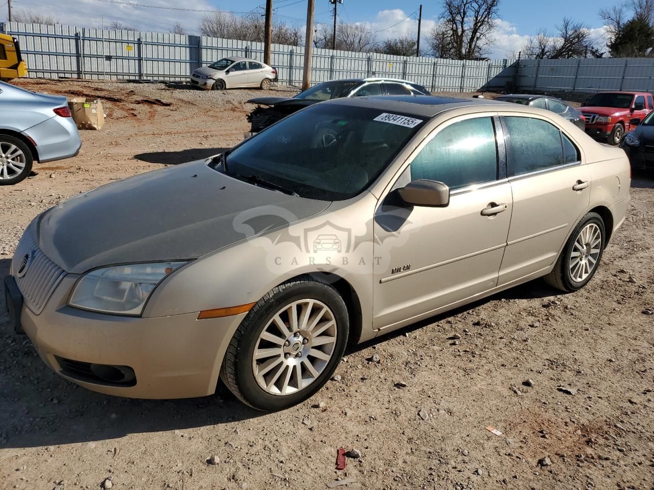 Mercury Milan PREMIER 2.3L 4 2007