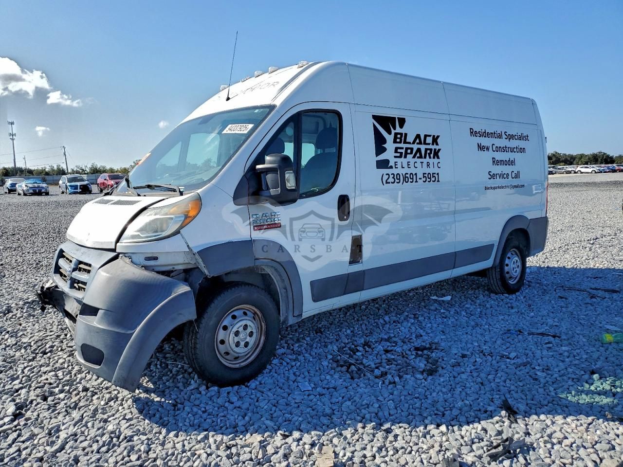 RAM ProMaster 2500 HIGH 3.6L 6 2014