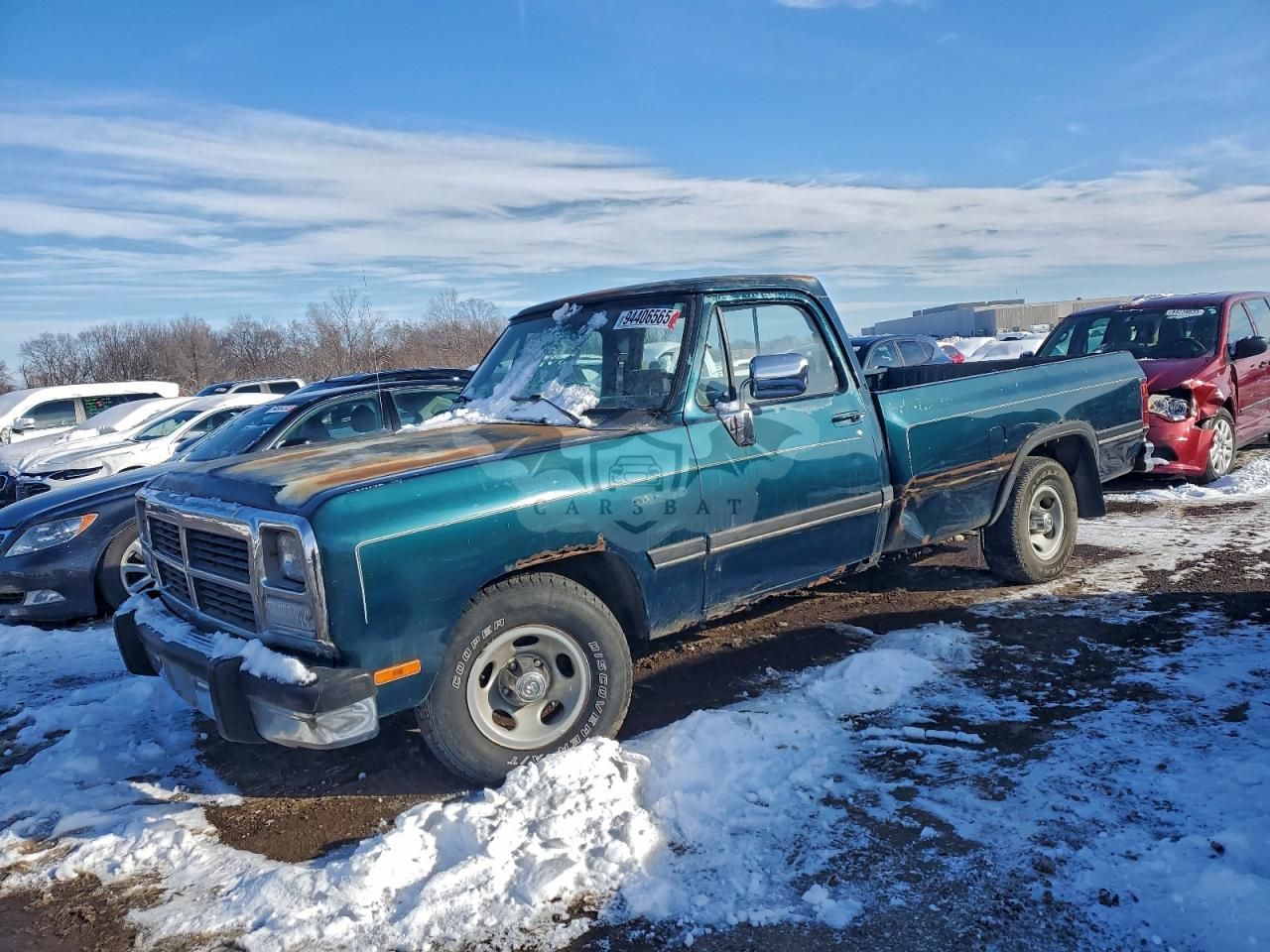 Dodge D-series D150 5.2L 8 1993