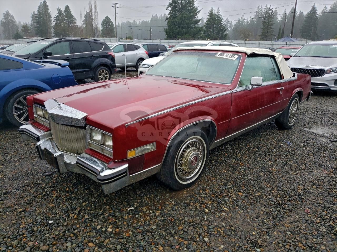 Cadillac Eldorado BIARRITZ 4.1L 8 1984
